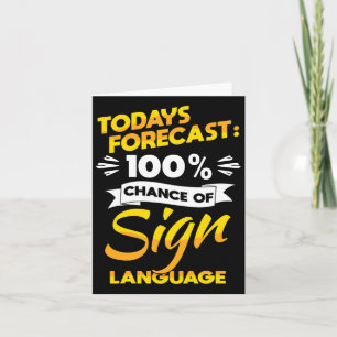 Pride Deaf Awareness And Asl Card