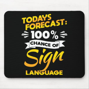 Pride Deaf Awareness And Asl Mouse Mat