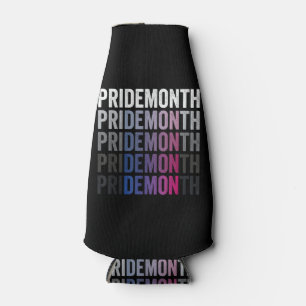 Pride Demon Bisexual Bi Pride Month LGBTQ Gay Lesb Bottle Cooler