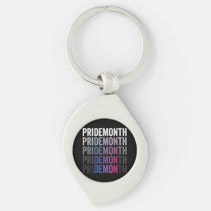 Pride Demon Bisexual Bi Pride Month LGBTQ Gay Lesb Key Ring