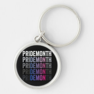 Pride Demon Bisexual Bi Pride Month LGBTQ Gay Lesb Key Ring
