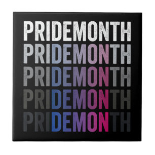 Pride Demon Bisexual Bi Pride Month LGBTQ Gay Lesb Tile