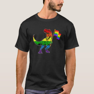Pride Dinosaur Lgbt Gay Lesbian Transgender Trans T-Shirt