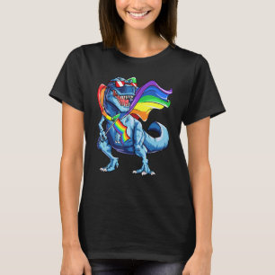 Pride Dinosaur Lgbt Gay Lesbian Transgender Trans T-Shirt