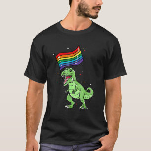 Pride Dinosaur Lgbt Gay Lesbian Transgender Trans T-Shirt