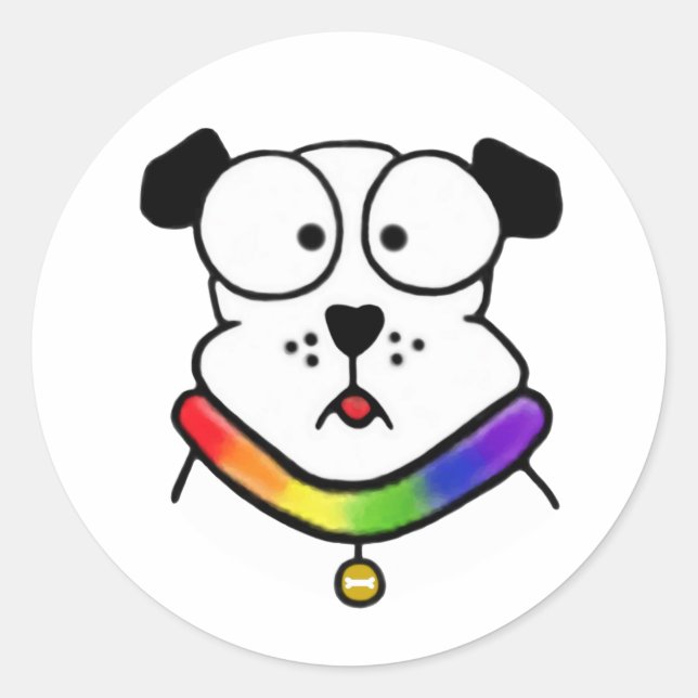 Pride Dog Stickers (Front)