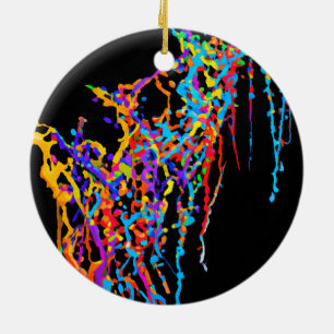 Pride Drip Pattern Ornament