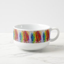 Pride Drip Pattern Soup Mug