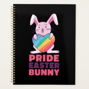 Pride Easter Bunny Rainbow colours LGBT Heart Bunn Planner