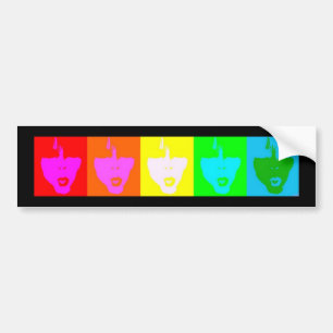 Pride Faces Bumper Sticker