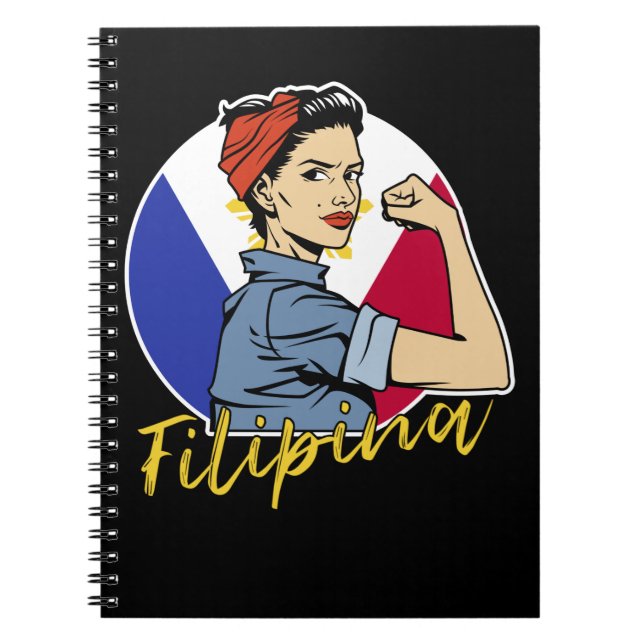 Pride Filipina Pinay Wife Girlfriend Philippines Notebook (Front)
