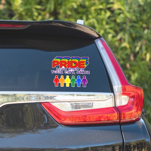 PRIDE Flag  (Car Side)