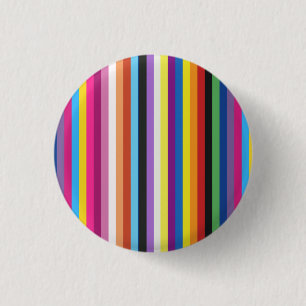 Pride Flag Colourful Stripes Pattern 3 Cm Round Badge