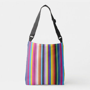 Pride Flag Colourful Stripes Pattern Crossbody Bag