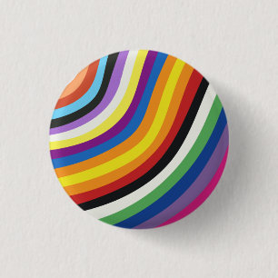 Pride Flag Colours   3 Cm Round Badge