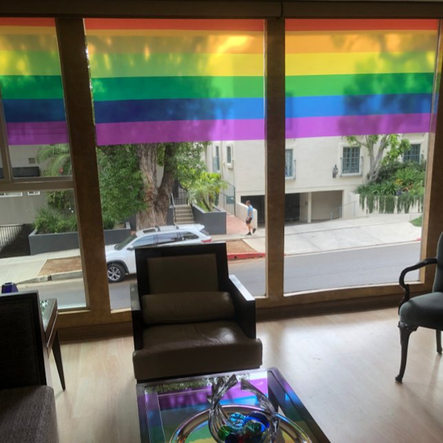 Pride flag colours stripes window cling (Creator Uploaded)