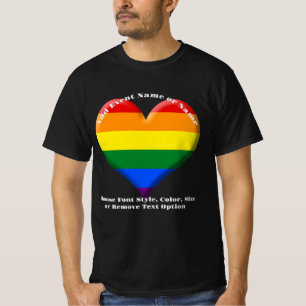 Pride Flag Heart T-Shirt