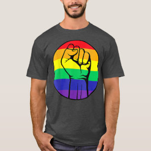 Pride Flag Subtle Pride Rainbow LGBT Gay Pride Mon T-Shirt