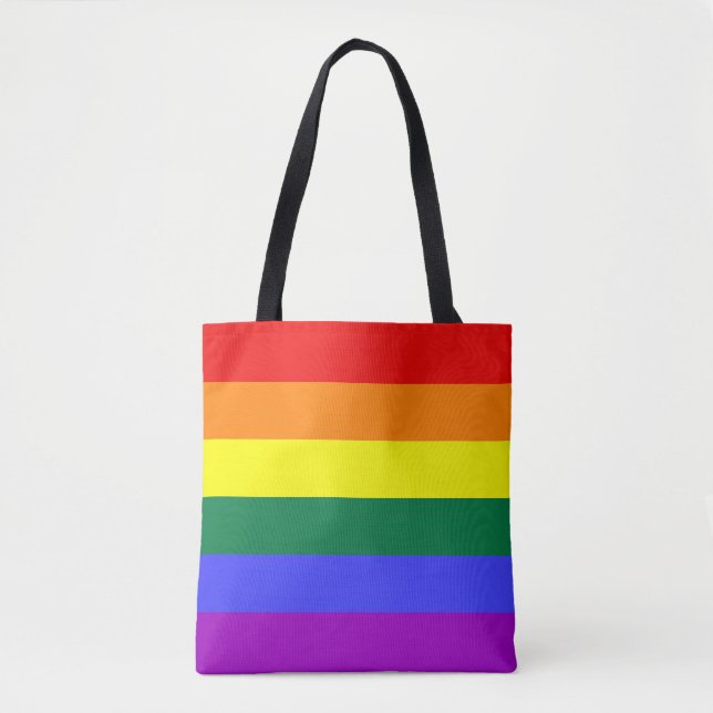 Pride Flag Tote Bag (Front)