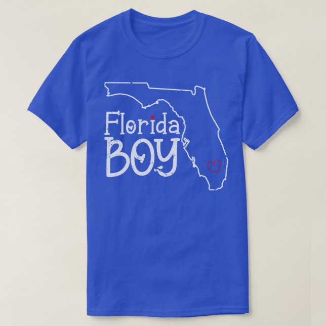 Pride Florida Boy Outline Flo Grown T-Shirt (Design Front)