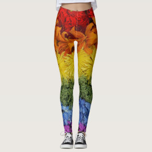 Pride Flower Collection Leggings