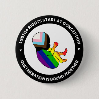 Pride Foetus Button (round)