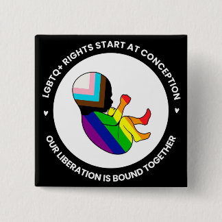 Pride Foetus Button (square)