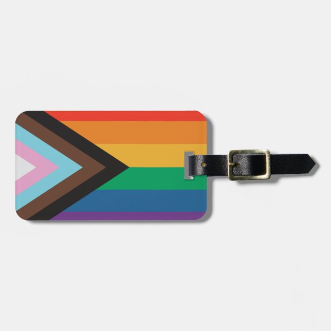 Pride gay Lgbt rainbow flag   Luggage Tag (Front Horizontal)