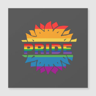 Pride-gay lgbtq queer rainbow sunflower 