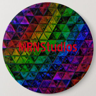 Pride Glass 6 Cm Round Badge