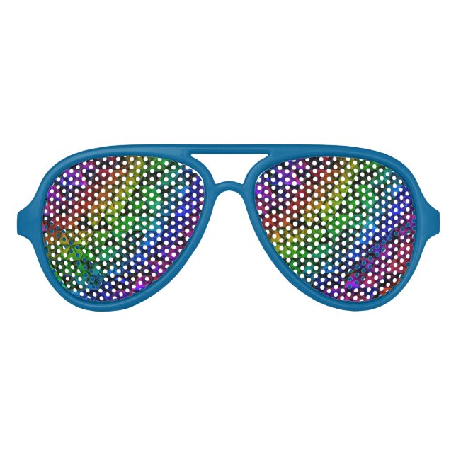 Pride Glass  Aviator Sunglasses (Front)