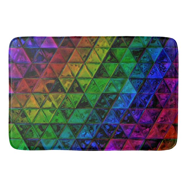 Pride Glass  Bath Mat (Front)