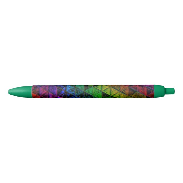 Pride Glass  Black Ink Pen (Front)