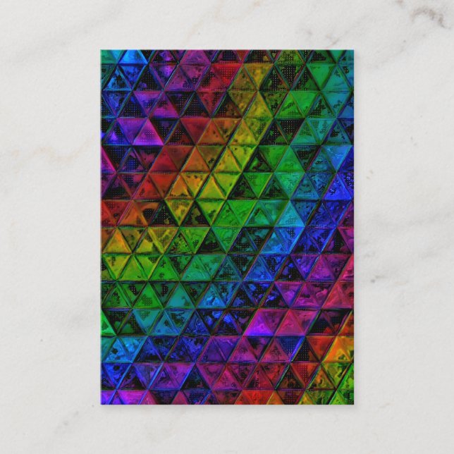 Pride Glass  Business Card (Front)