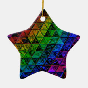 Pride Glass  Ceramic Tree Decoration