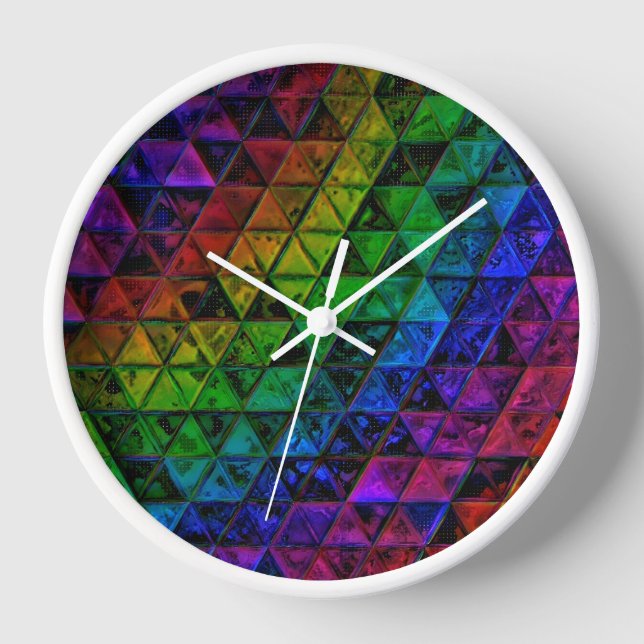Pride Glass  Clock (Front)