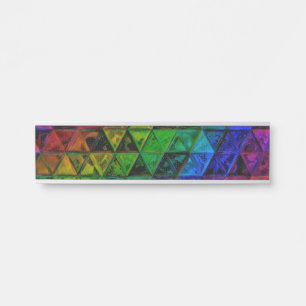 Pride Glass  Door Sign
