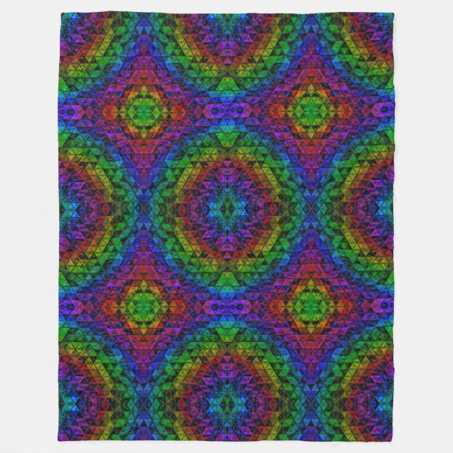 Pride Glass  Fleece Blanket (Front)