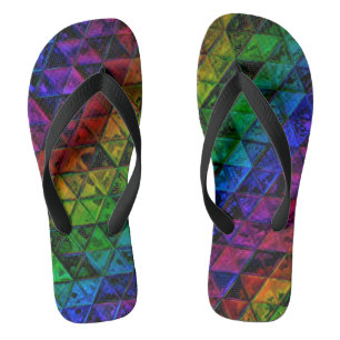 Pride Glass  Flip Flops