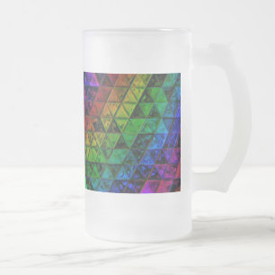 Pride Glass Frosted Glass Beer Mug