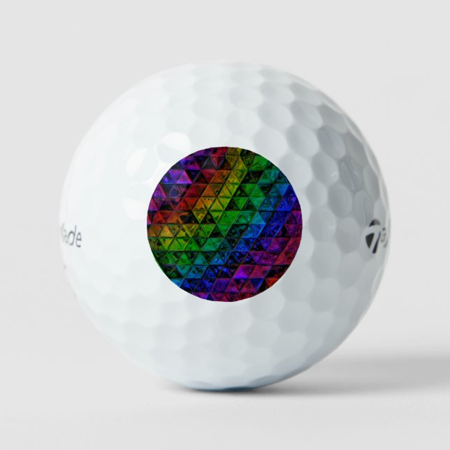 Pride Glass  Golf Balls (Front)