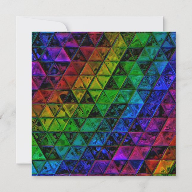 Pride Glass  Holiday Card (Front)