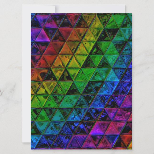 Pride Glass  Holiday Card (Front)