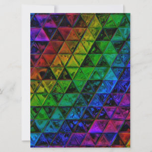 Pride Glass Holiday Card