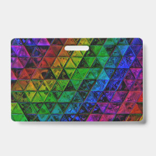 Pride Glass  ID Badge