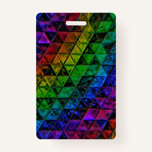 Pride Glass  ID Badge (Front)