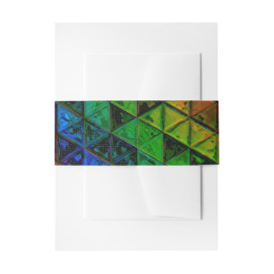 Pride Glass Invitation Belly Band