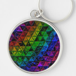 Pride Glass  Key Ring