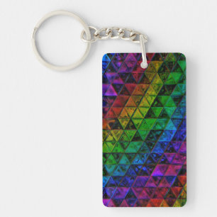 Pride Glass  Key Ring
