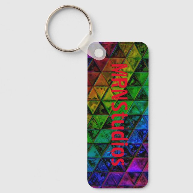 Pride Glass  Key Ring (Front)